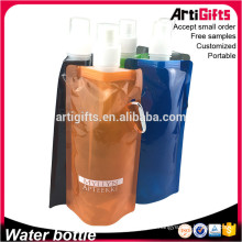 China Travel Bottles Cheap Flat Folding Water Bottle